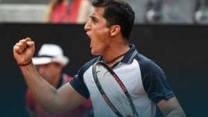 Almagro celebrando una victoria en Roma