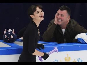 Evgenia Medvedeva y Brian Orser