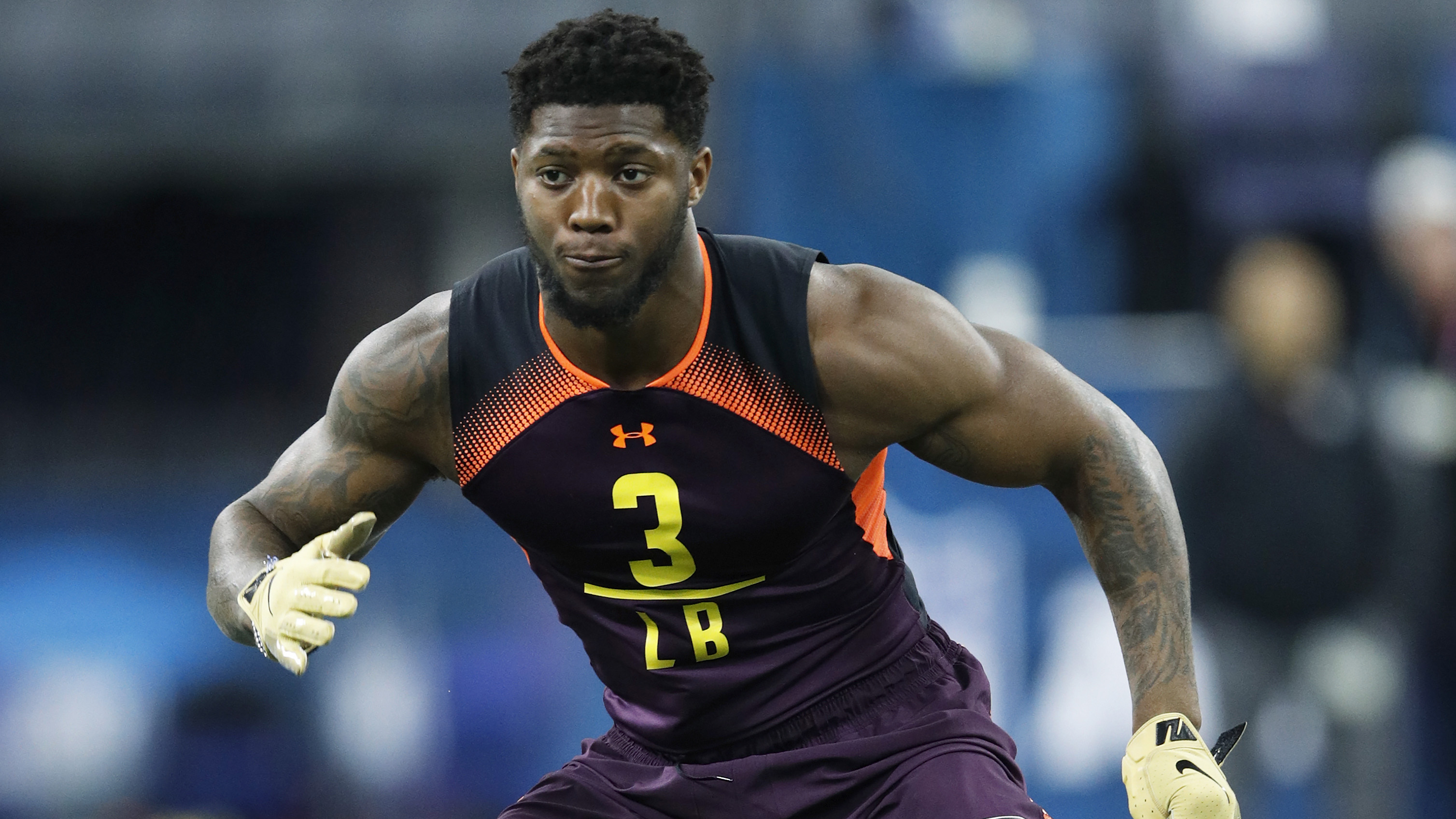Josh Allen durante la combine (fuente: flipboard)