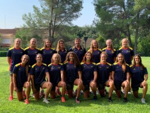 waterpolo, juvenil, equipo, españa, volos, femenino