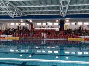 espectáculo, waterpolo, terrassa, sabadel, dhf