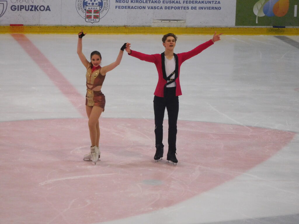 Sofia Val y Linus Colmor Jepsen: magen del campeonato junior de España 2019 celebrado en San Sebastián
