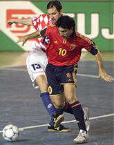 Paulo Roberto con la Selección Española 