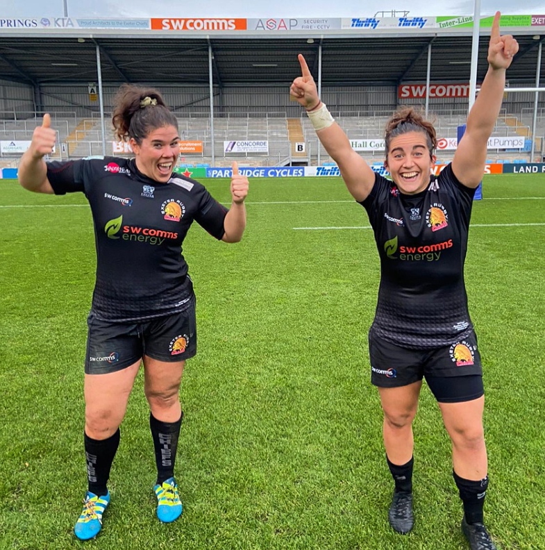 Laura y Patricia en Exeter
