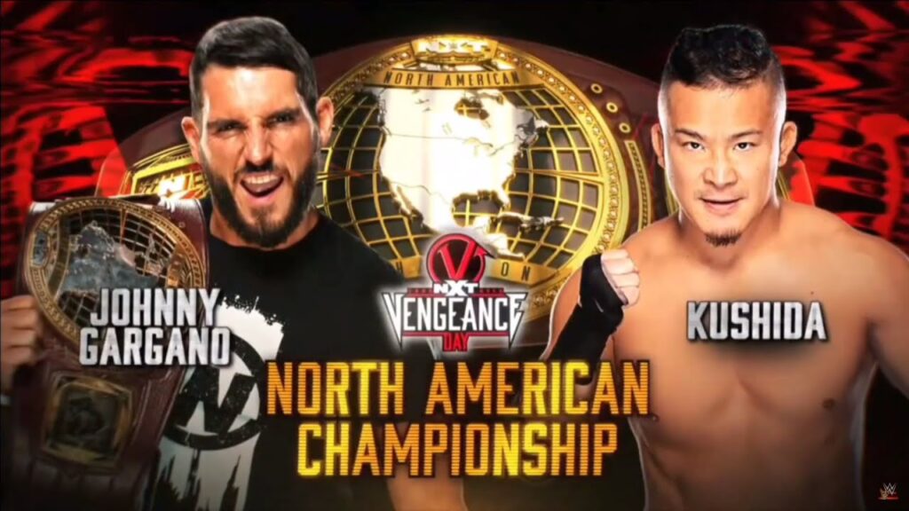 Kushida rreta a Johnny Gargano en Takeover
