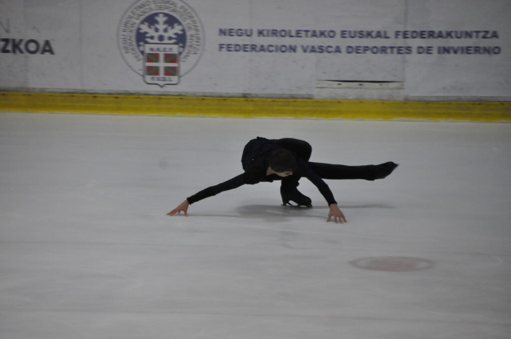 Pablo García durante el campeonato nacional en San Sebastián (2019)