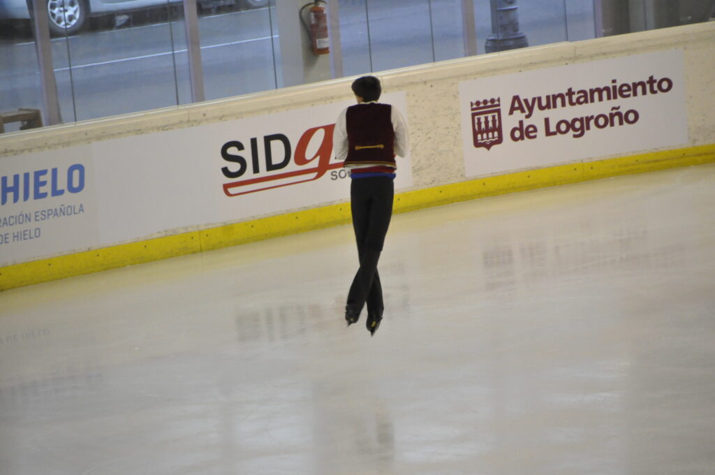 Pablo García durante el campeonato nacional en Logroño (2018)