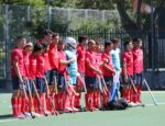 Sanse complutense instantes antes de jugar su partido