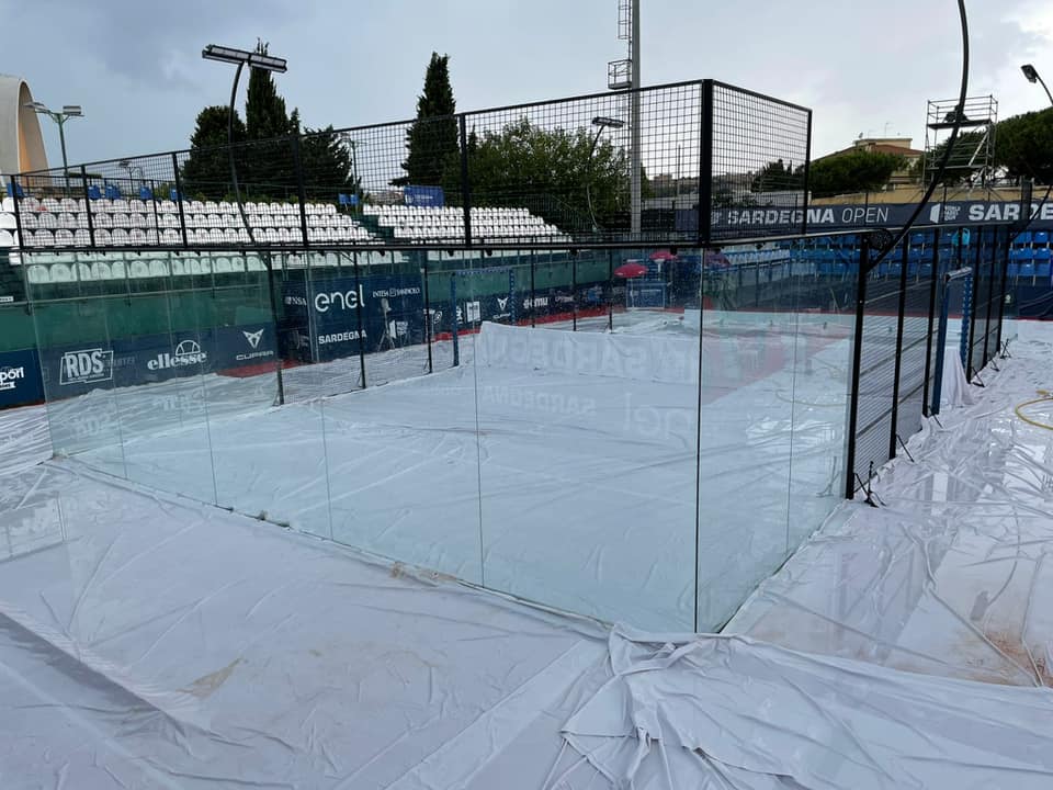 La lluvia retrasó todo en world padel tour