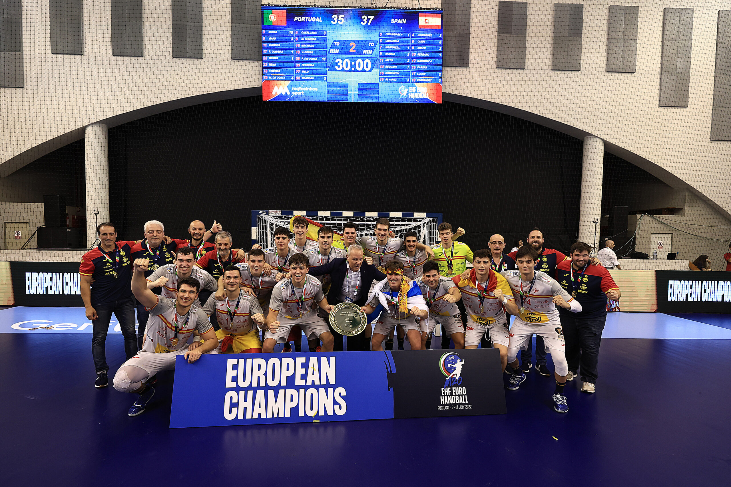EUROPEU SUB 20   FINAL POR x ESP, em Matosinhos, no Centro de Desportos e Congressos de Matosinhos