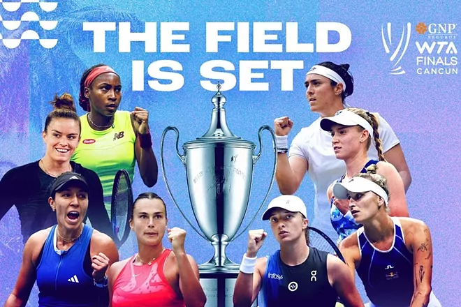 Cartel WTA Finals Cancún 2023