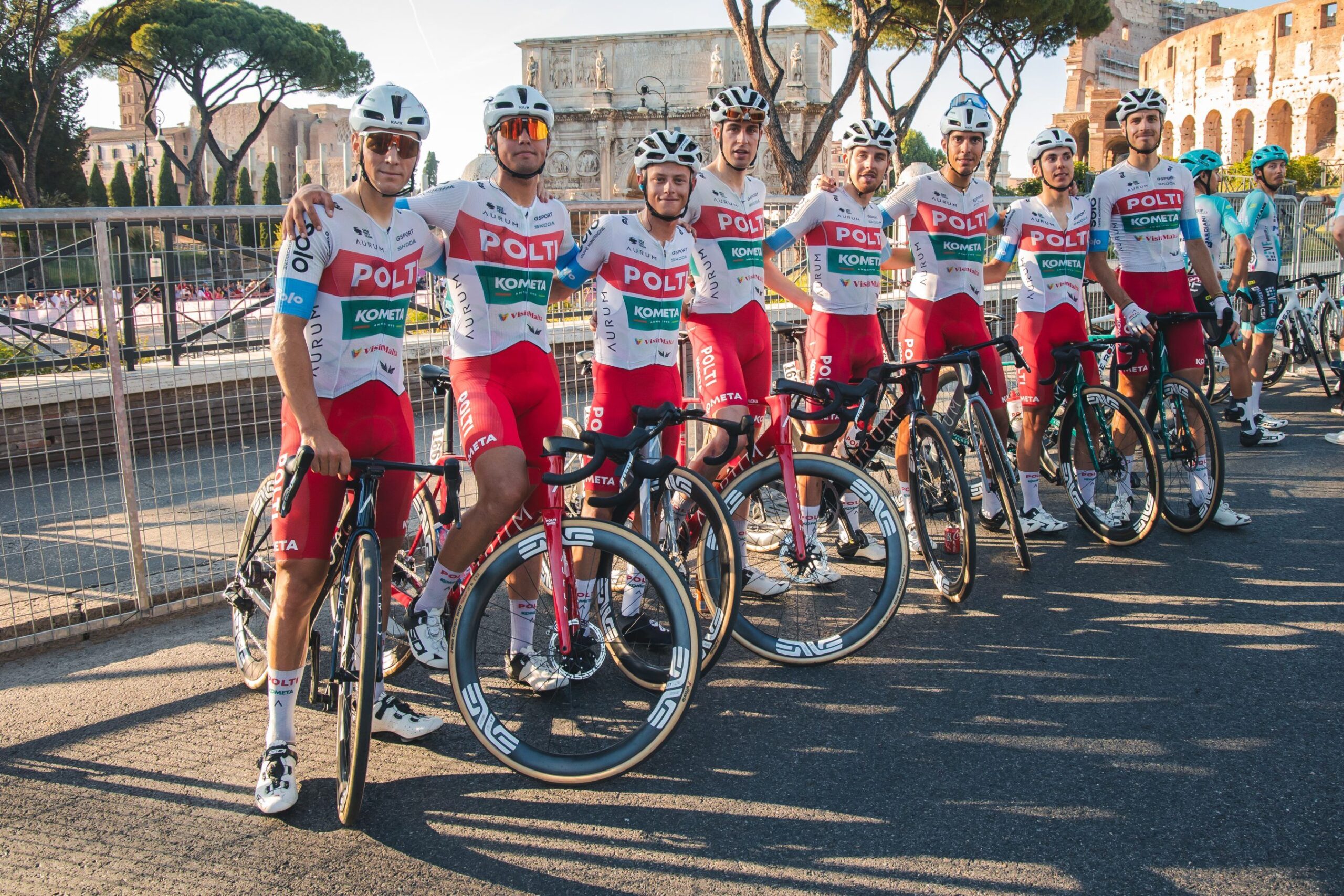 Giro d’Italia del Team Polti Kometa