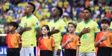 Militao, Vini, Rodrygo Brasil Ancelotti