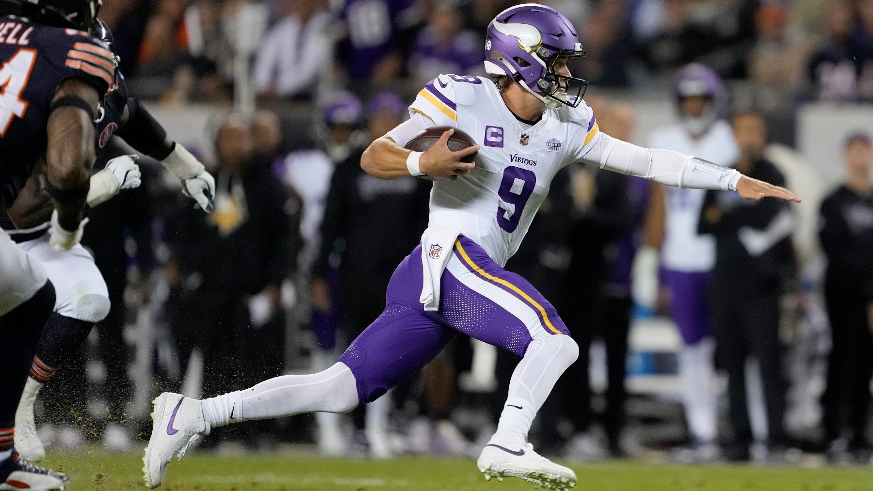 Minnesota Vikings derrotan a Chicago Bears con 3 TD de J.J. McCarthy en último cuarto