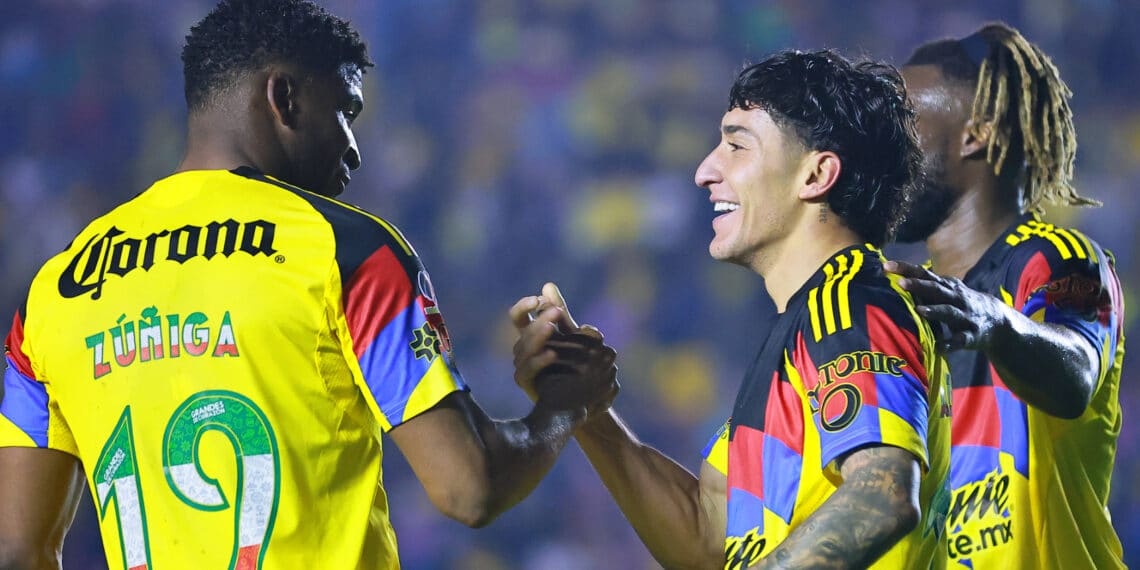 América golea a Pumas en el Clásico Capitalino de la mano de Zendejas