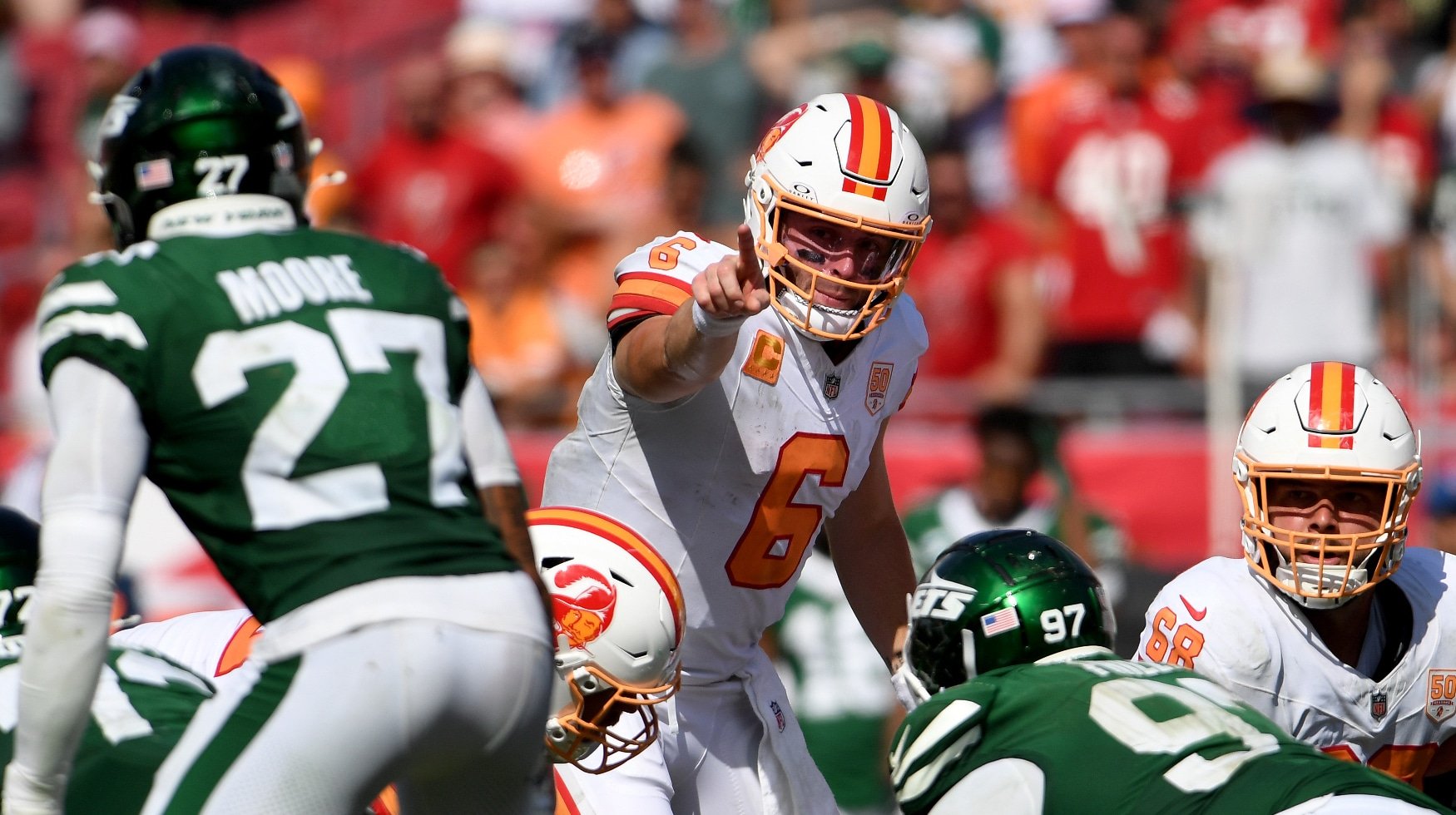Baker Mayfield se tomó personal el juego contra los Jets