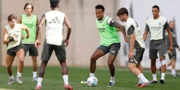 Real Madrid Xabi entrenamiento