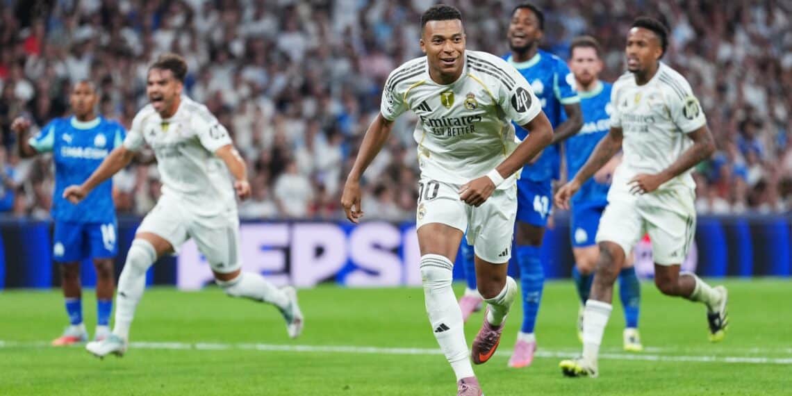 Real Madrid Mbappé gol UCL