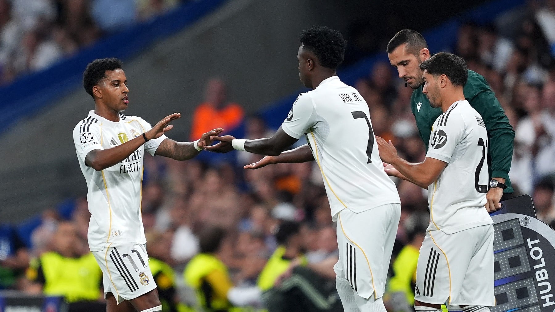 Rodrygo y Vinicius