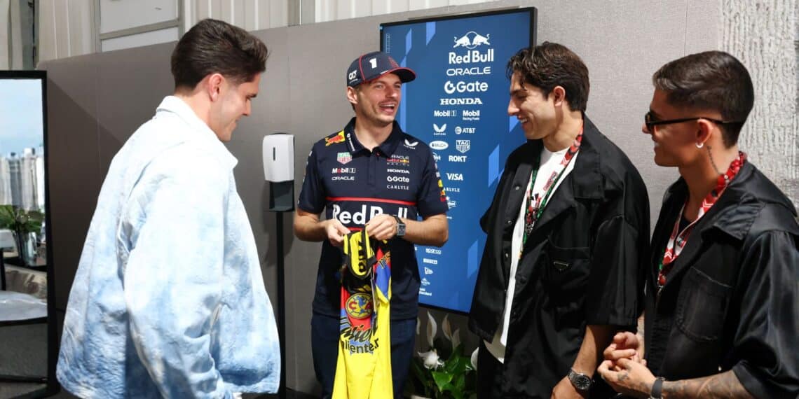 Verstappen recibe a las Águilas: La visita estelar del América al GP de México y la "confesión" azulcrema de Max
