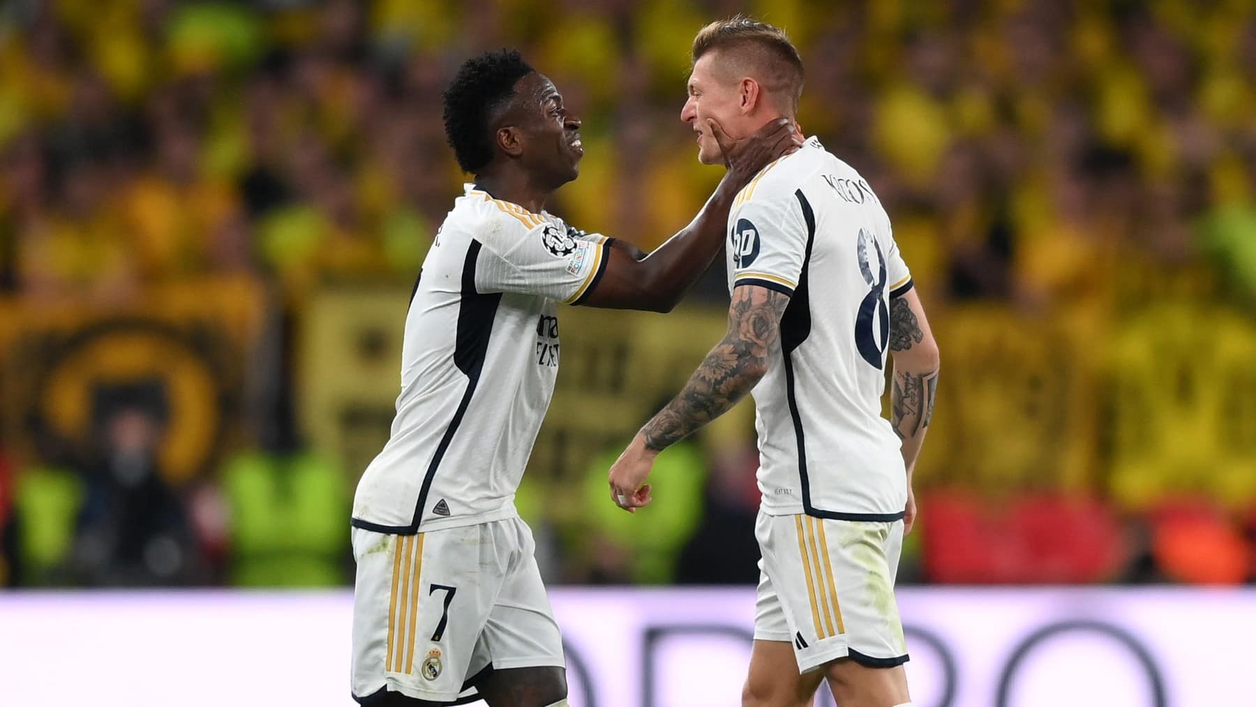 Vinicius y Toni Kroos