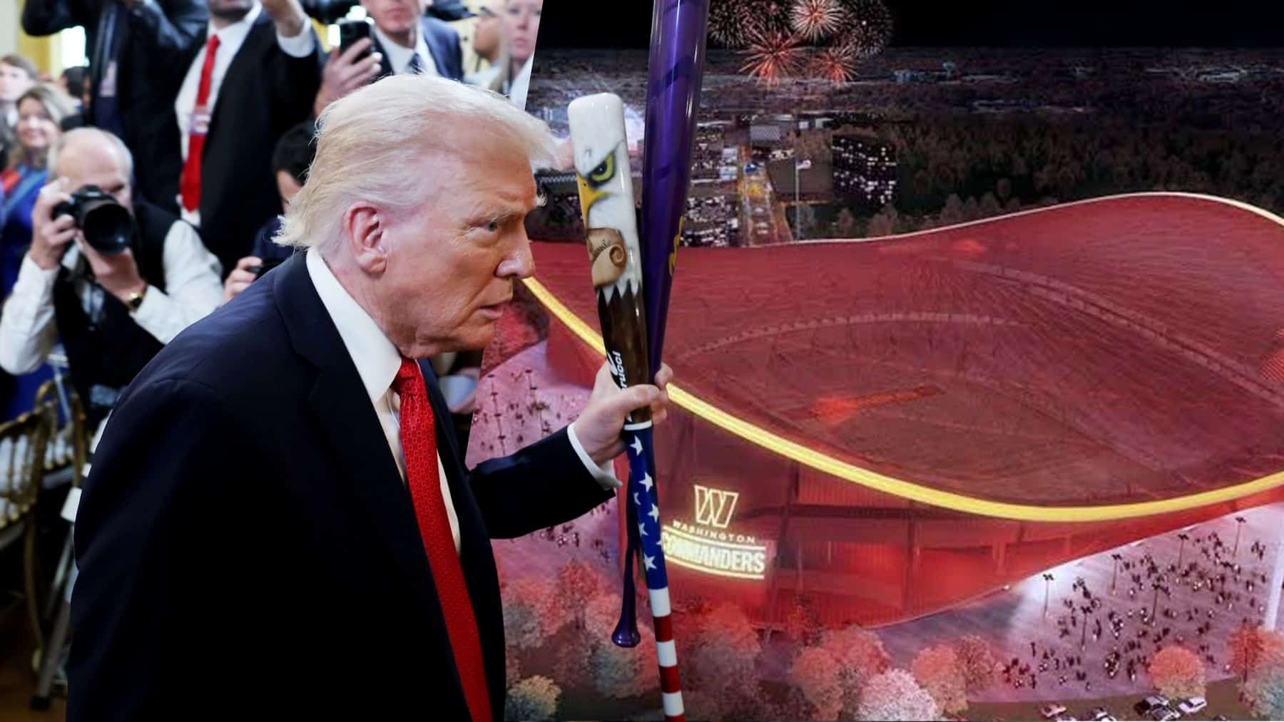 La Casa Blanca presiona para nombrar el nuevo estadio de los Commanders en honor a Donald Trump
