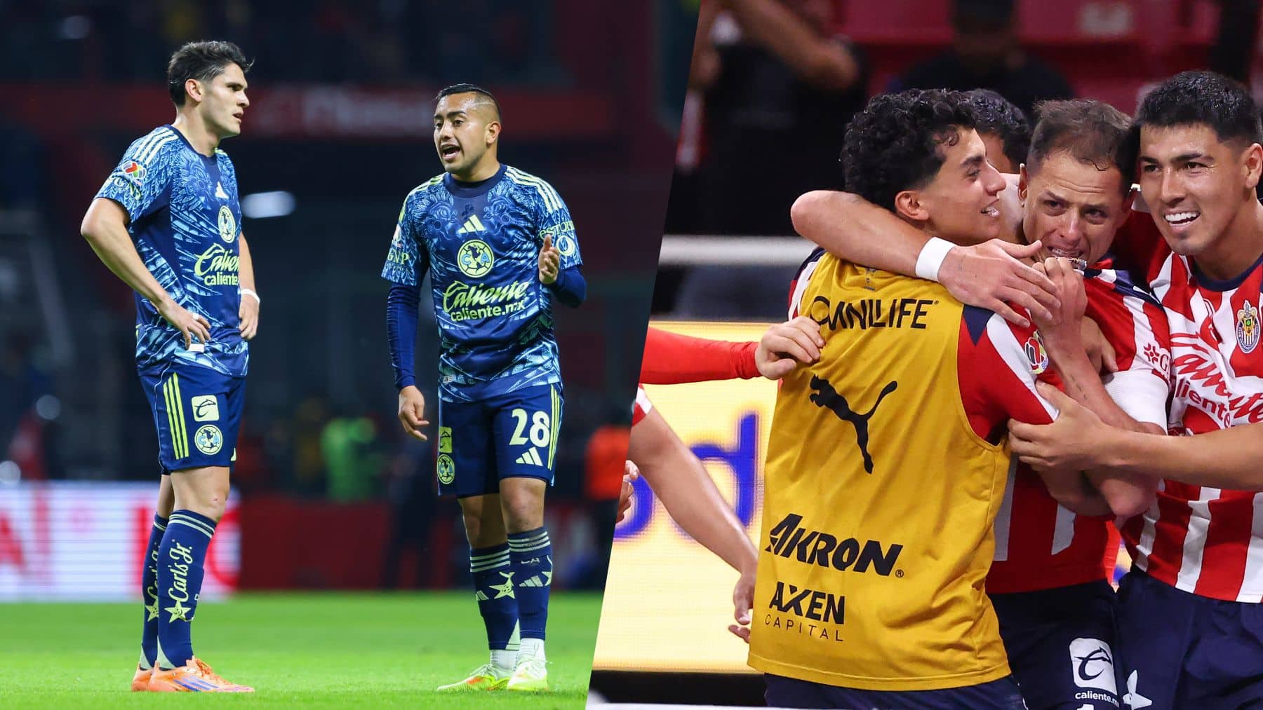 América cae y Chivas resurge y asegura su lugar